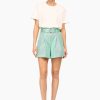 Online JANICE Short Dames Hall Mint Metallic