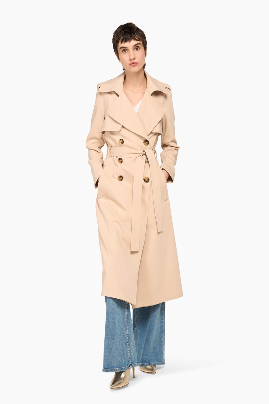 Best JANICE Trenchcoat Dames Robert Beige