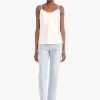 Wholesale JANICE Zijden Top Dames Kant River Off White