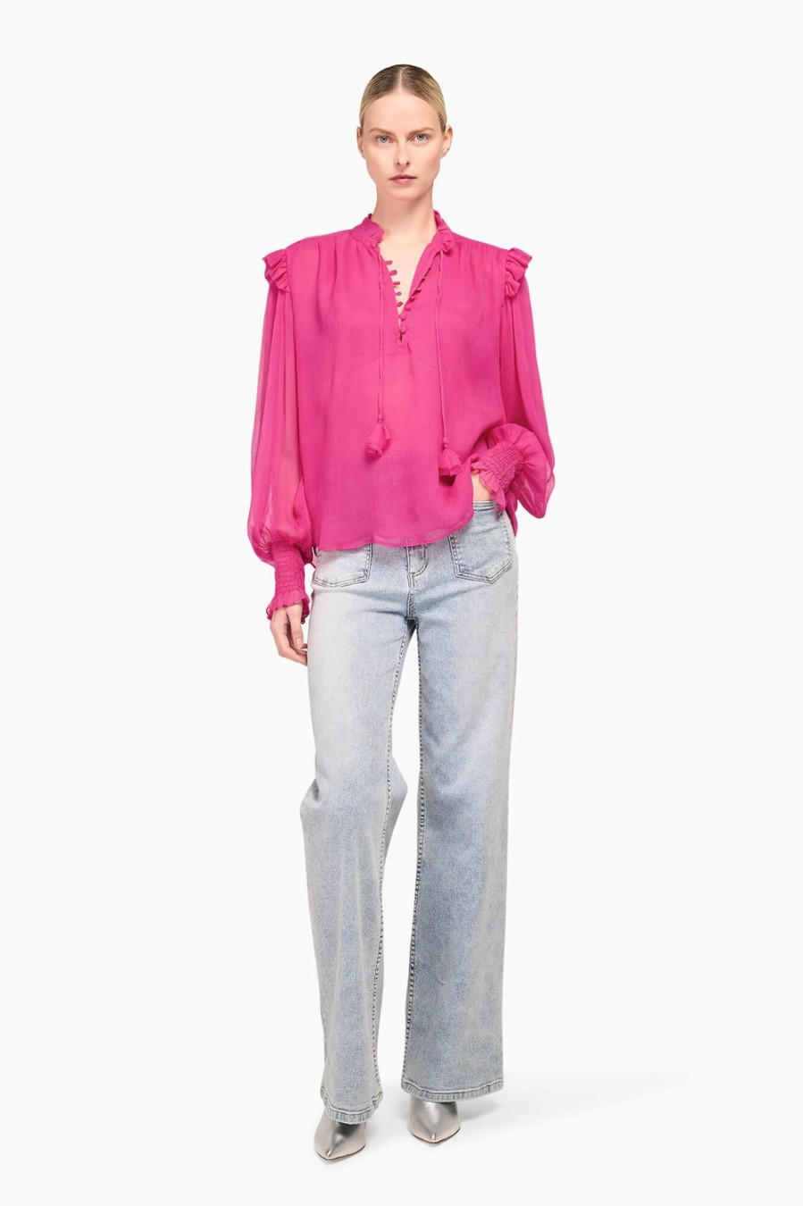 Clearance JANICE Blouse Dames Brent Roze