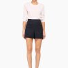 Online JANICE Short Dames Larry Navy Blue