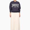 Hot JANICE Sweater Dames Logo Andy Blauw