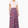 Online JANICE Rok Ruffles Print Viscose Lenny Bloemen