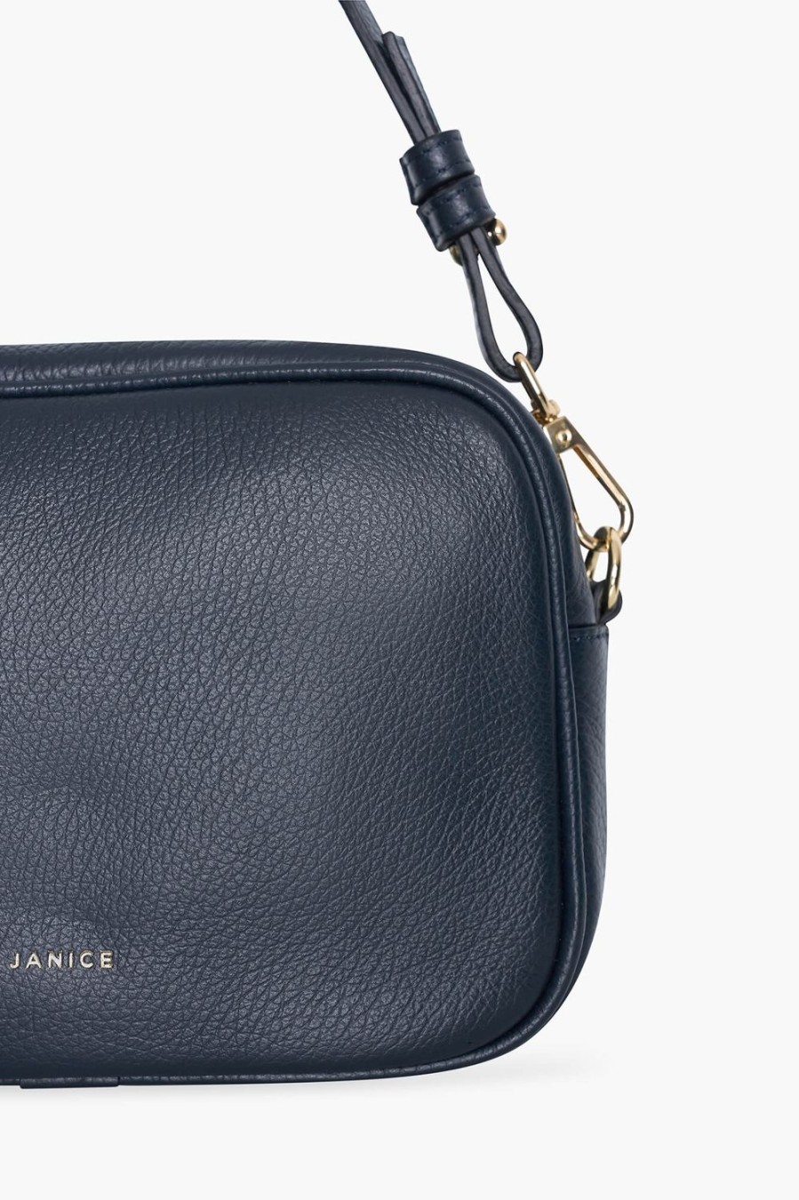 Wholesale JANICE Leren Crossbody Dames Bruce Navy Blue