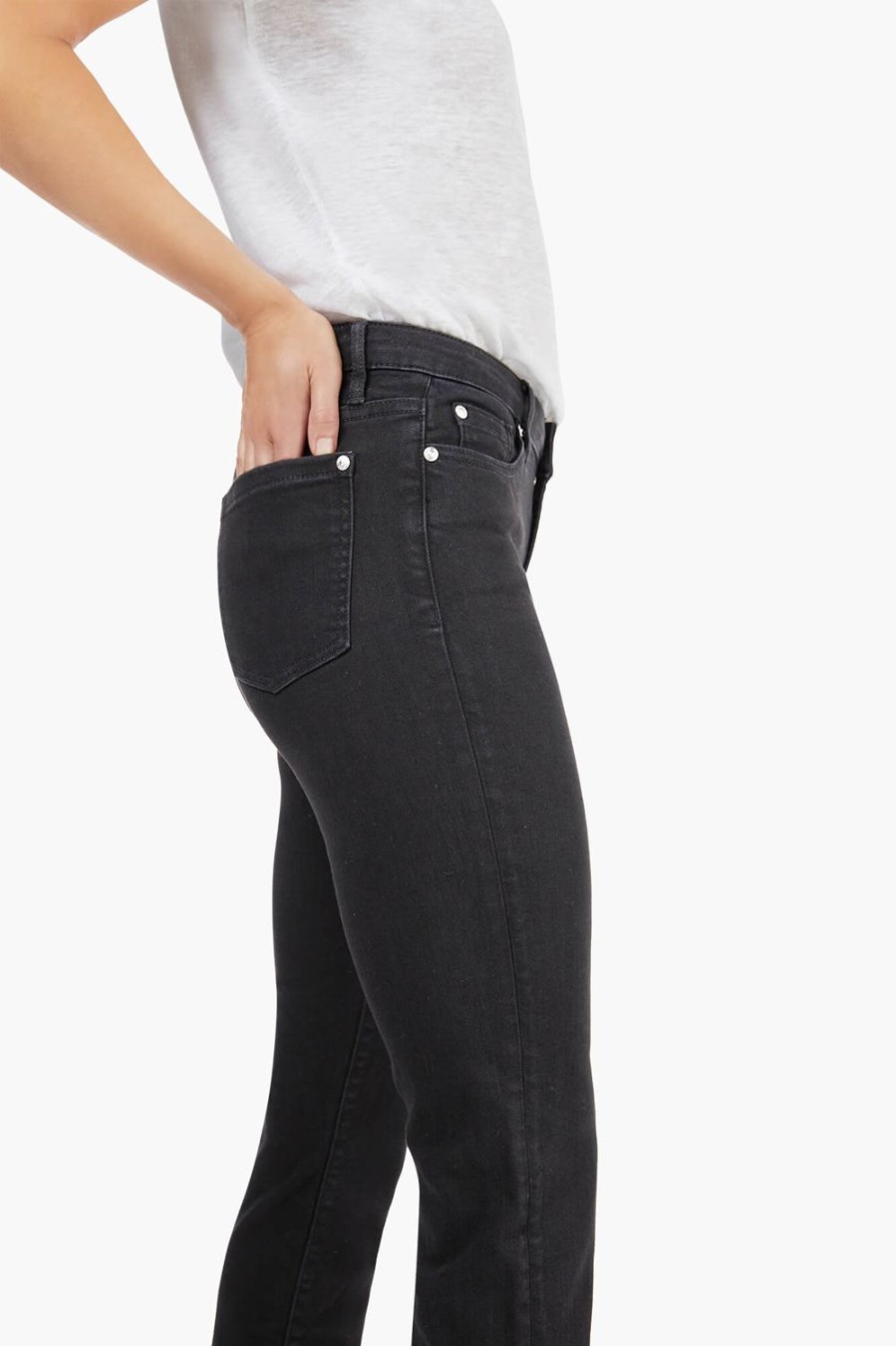 Clearance JANICE Zwarte Mom Jeans Cooper Black 001