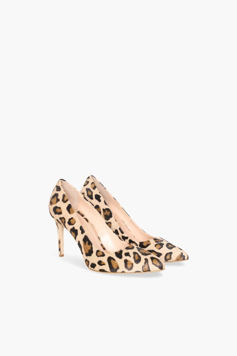 Hot JANICE Pumps Dames Leer Dean Panterprint