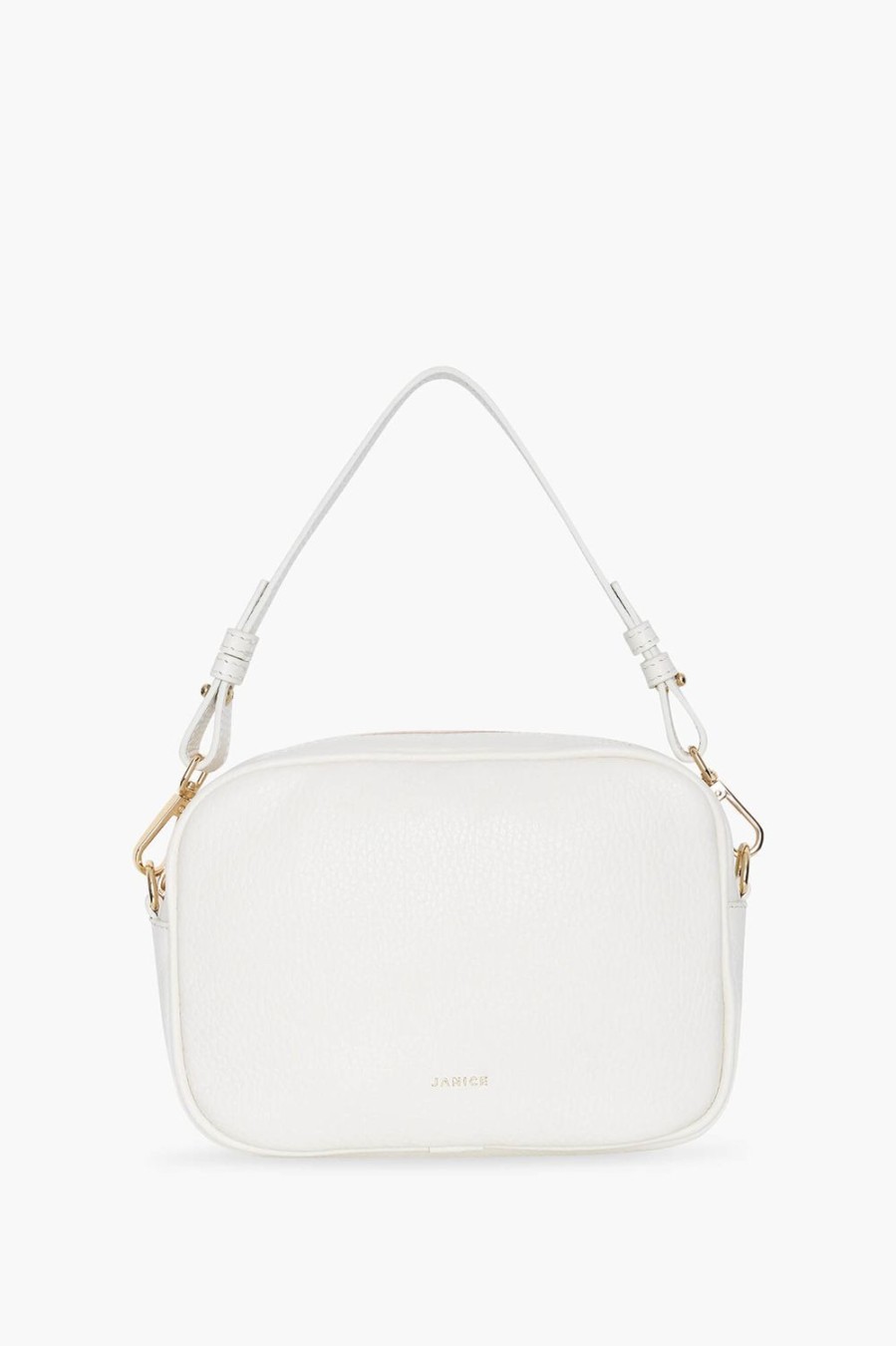 Online JANICE Leren Crossbody Dames Bruce Off-White