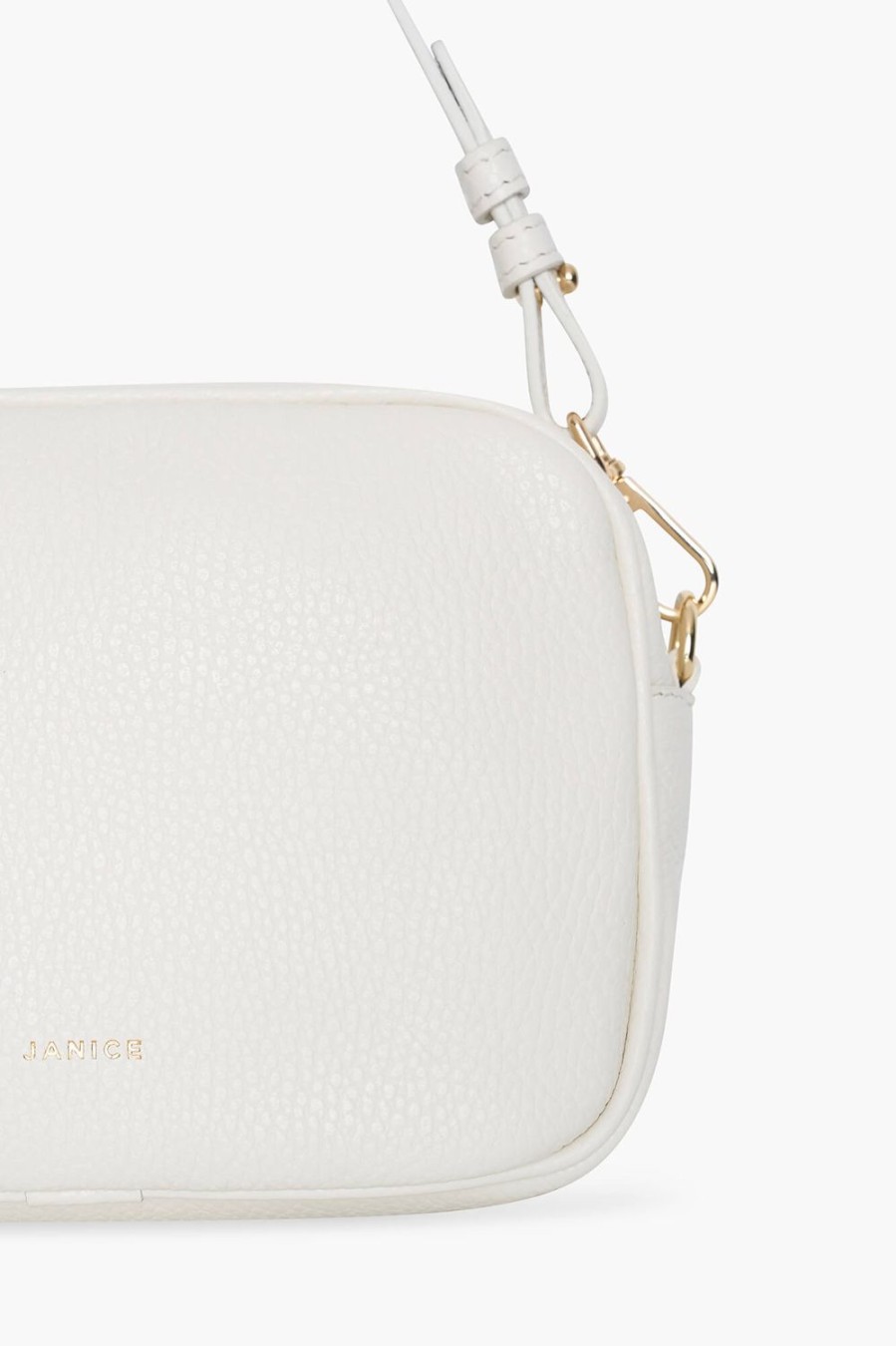 Online JANICE Leren Crossbody Dames Bruce Off-White