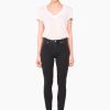 New JANICE High Rise Skinny Jeans Rocket Black 410