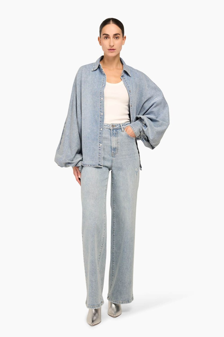 Clearance JANICE Oversized Denim Set