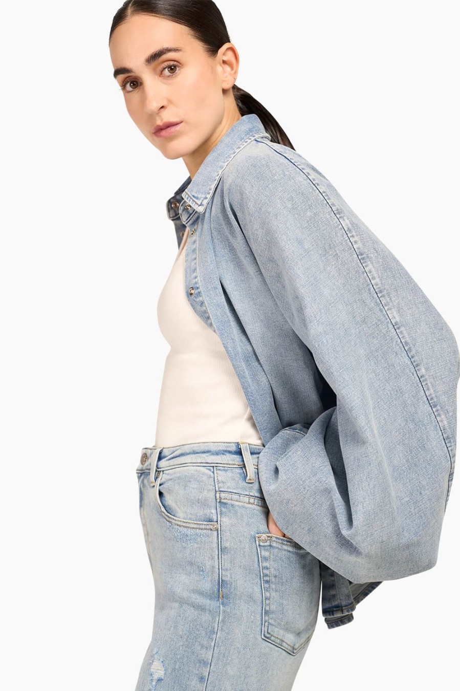 Clearance JANICE Oversized Denim Set