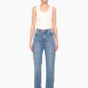 New JANICE High Rise Straight Leg Jeans Ash Blauw 422