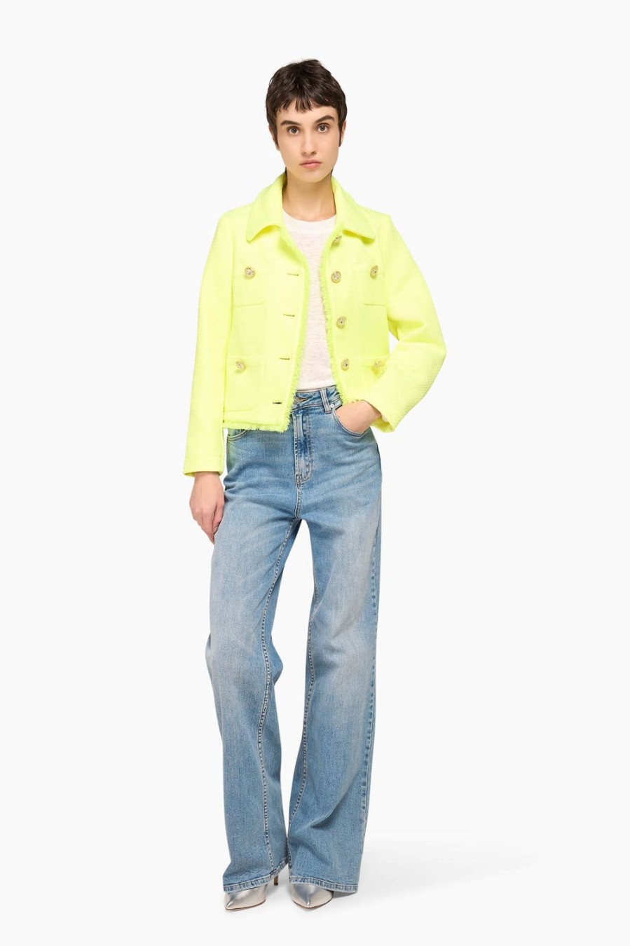 Hot JANICE Jack Dames Geel Tatum Neon Yellow