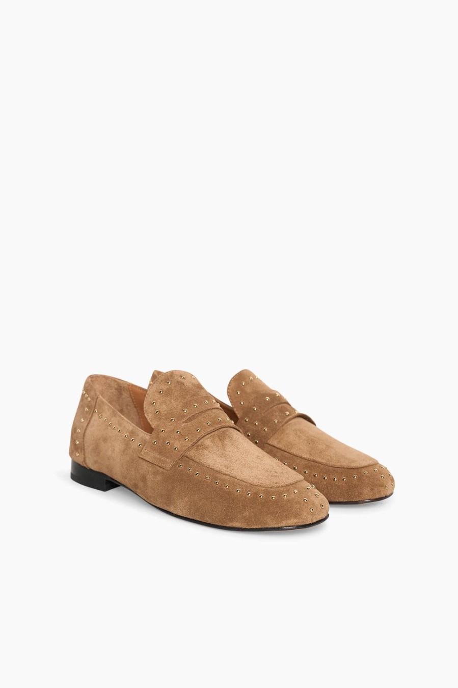 Best JANICE Loafer Dames Suede Studs Burt Bruin