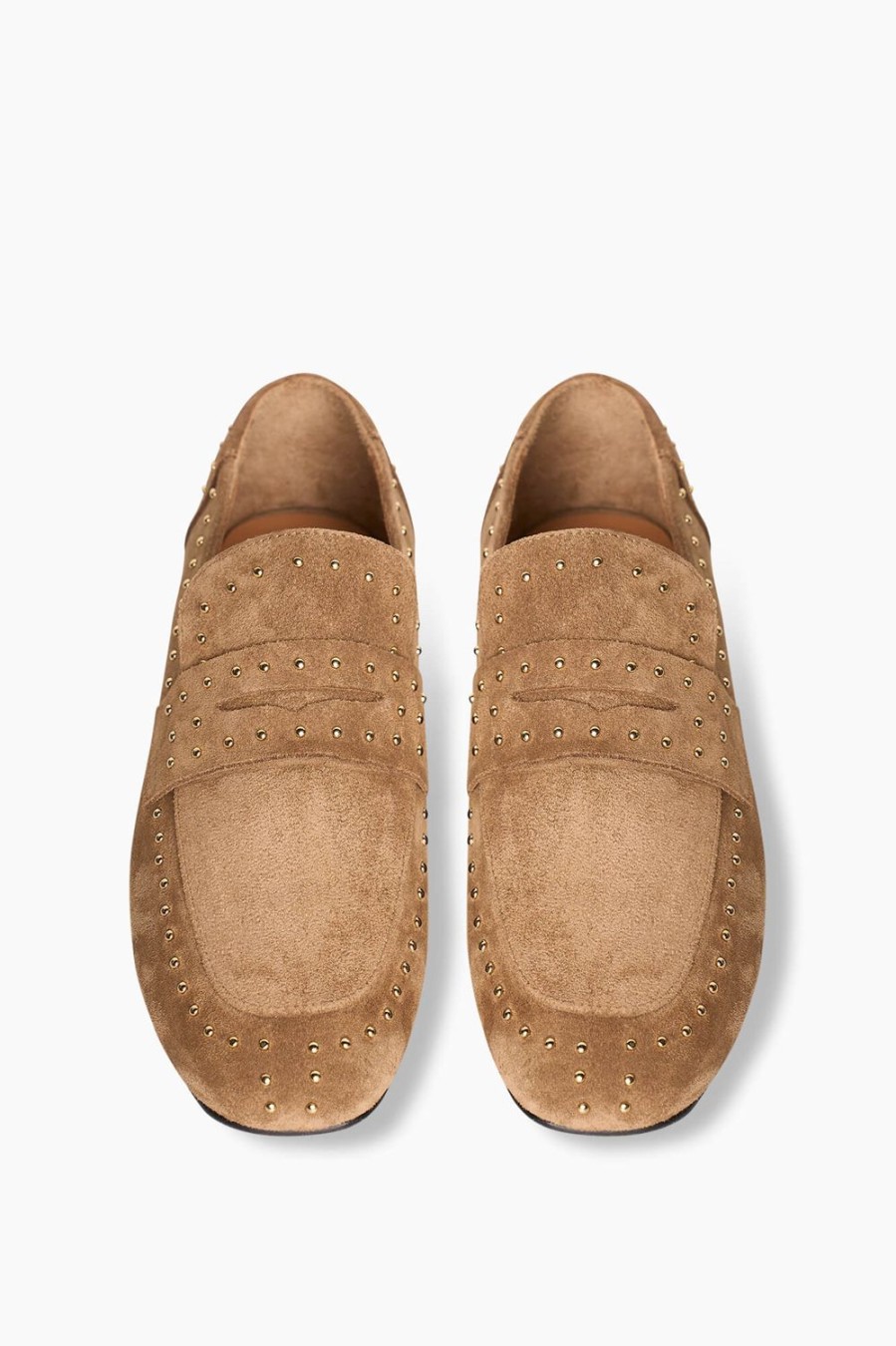 Best JANICE Loafer Dames Suede Studs Burt Bruin