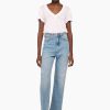 Hot JANICE High Rise Boyfriend Jeans Morgan Blauw 323