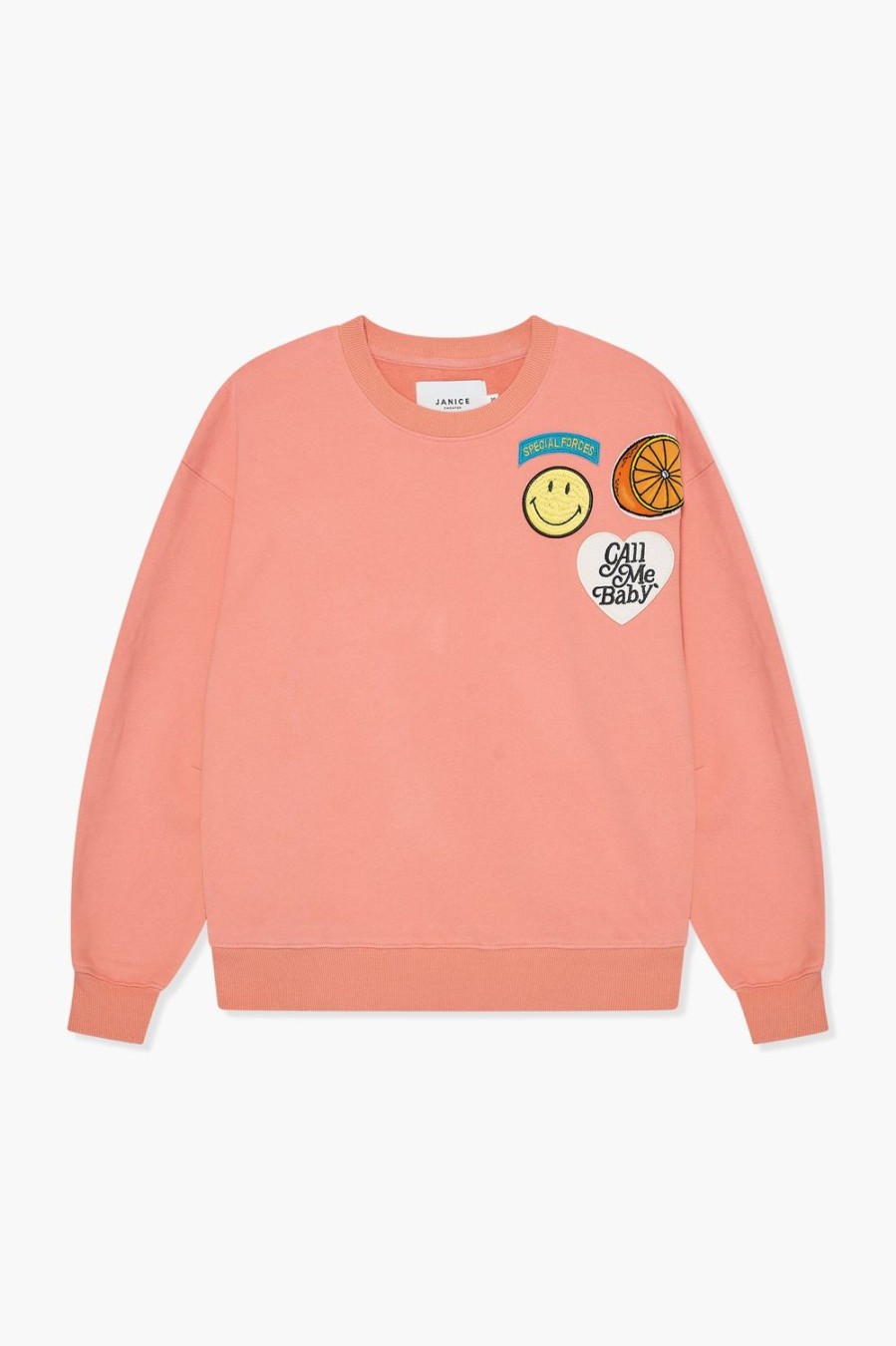 Hot JANICE Sweater Dames Emblemen Andy Peach