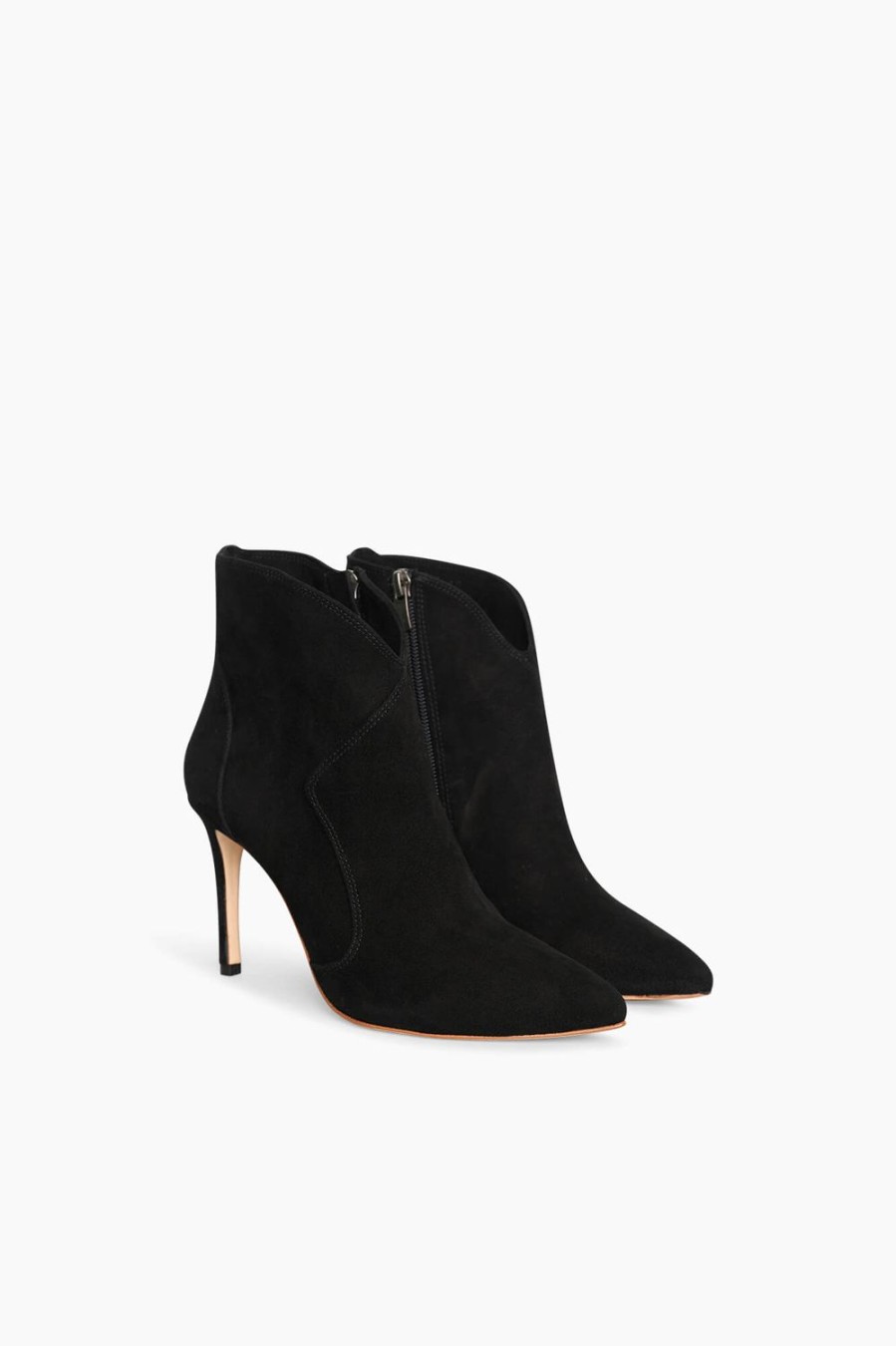 Online JANICE Laarsjes Dames Suede Stewart Zwart