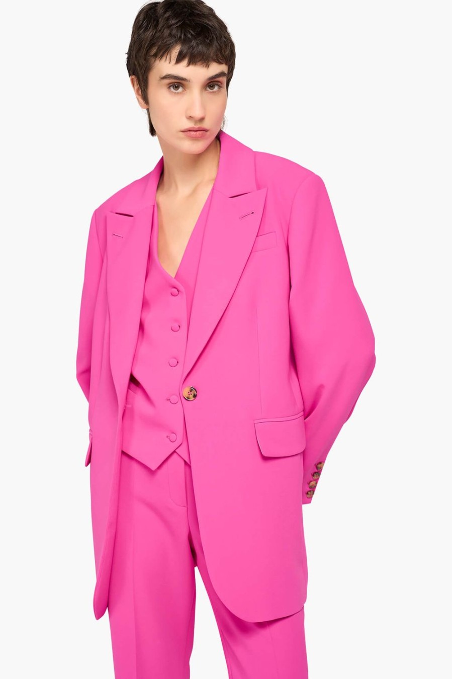 Best JANICE Oversized Roze Dames Pak