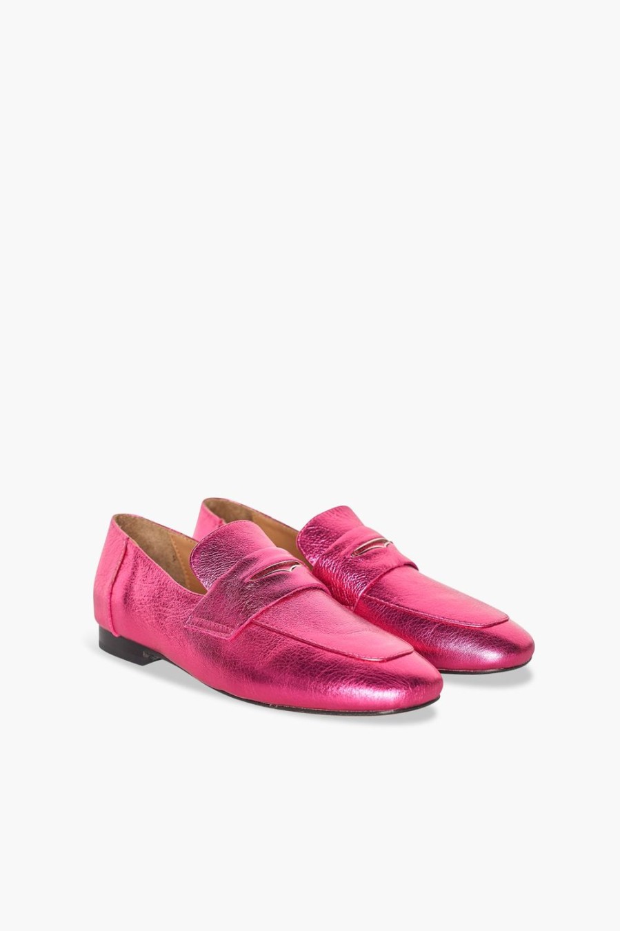 New JANICE Loafer Dames Leer Burt Roze