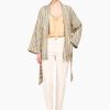 Wholesale JANICE Kimono Dames Preston Beige Jacquard