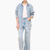 Online JANICE Destroyed Denim Set