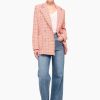 Clearance JANICE Blazer Dames Knopen Martin Tweed Oranje