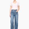 Hot JANICE High Rise Flared Jeans Dames Jagger Blauw 422